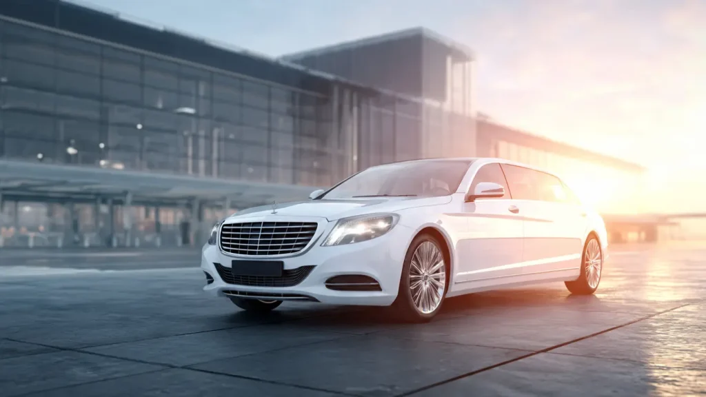 white Limousine