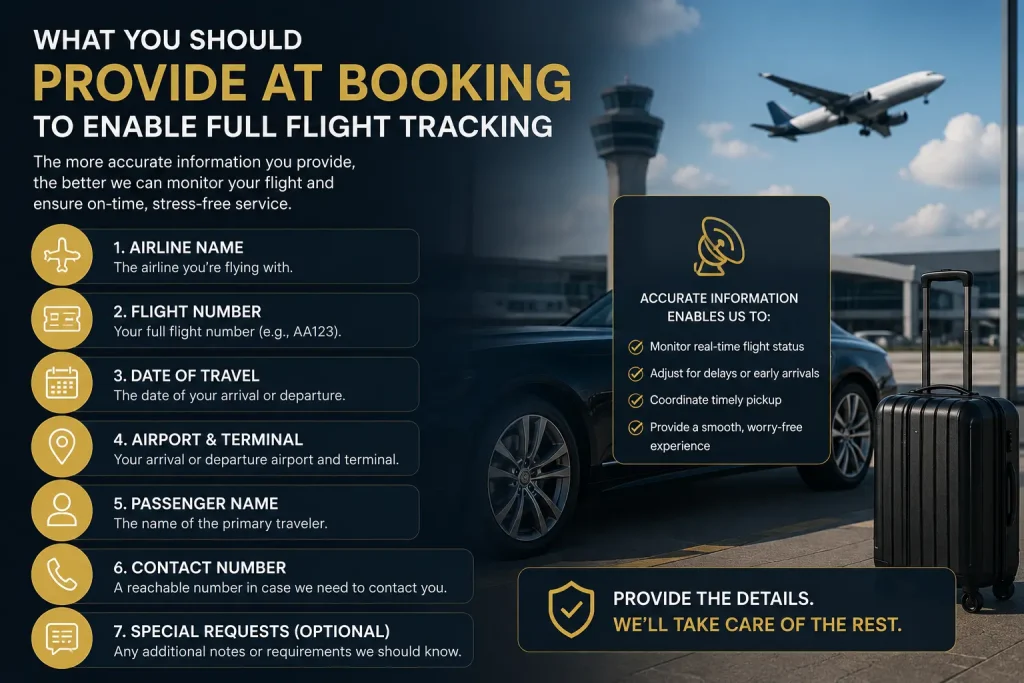 How Real-Time Flight Tracking Works in Limo Services