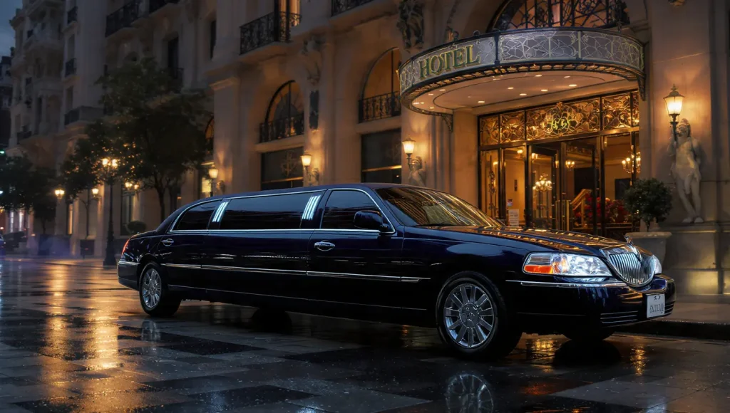 Luxury limousine Aurora il